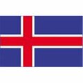 Ss Collectibles 2 ft. X 3 ft. Nyl-Glo Iceland Flag SS2755813